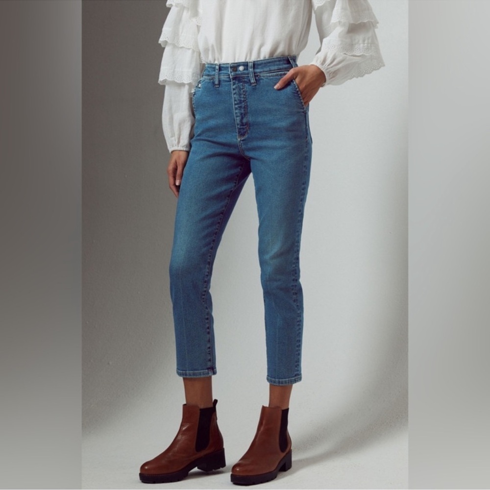 Pilcro by Anthropologie High-rise Slim Straight Cigarette Jeans - Size 28